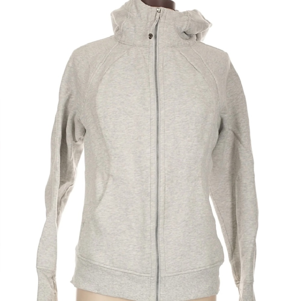 Lululemon Women's Gray Zip-Up Hoodie